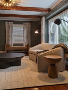 Neutral living room showing how to find your interior design style